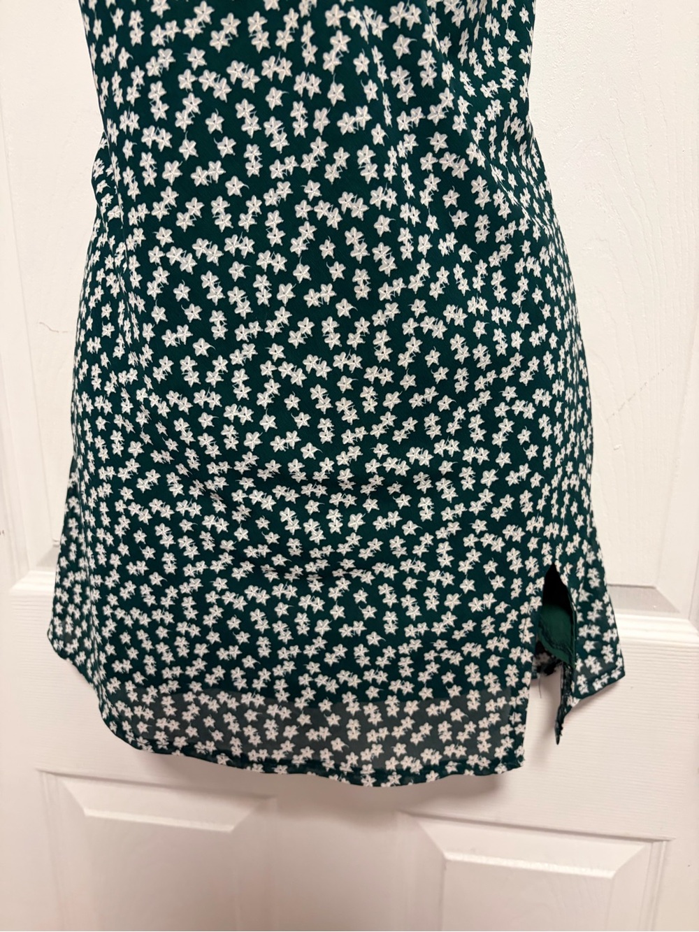 Princess Polly Dark Green Floral Mini Dress - Picture 3 of 6